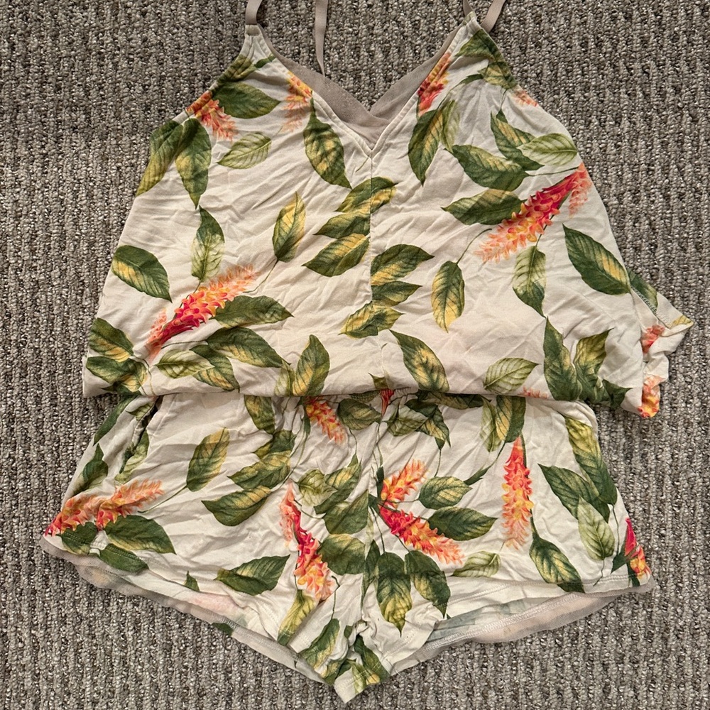 Stars Above Pastel Floral Romper